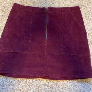 Maroon Skirt